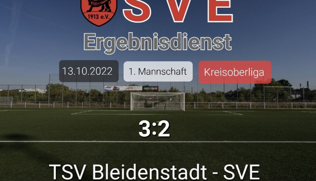 Ergebnis 1._Bleidenstadt – SVE 3-2