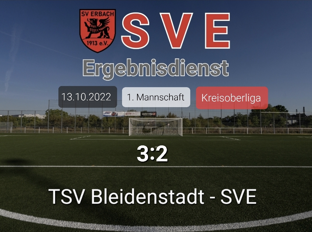 Ergebnis 1._Bleidenstadt – SVE 3-2