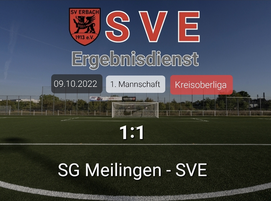 Ergebnis 1._Meilingen – SVE 1-1