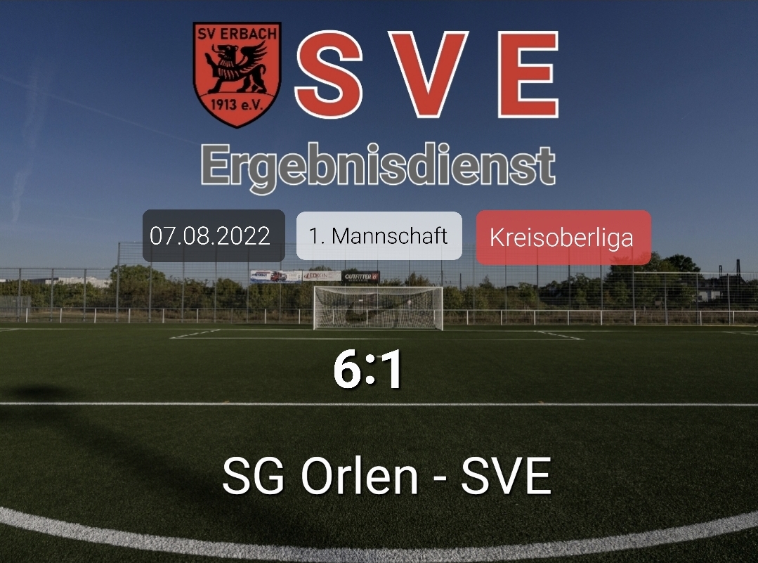 Ergebnis 1._Orlen – SVE 6-1