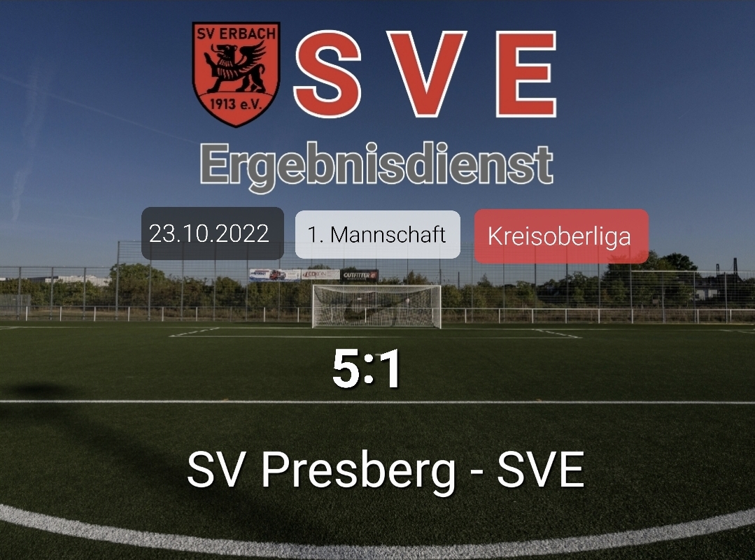 Ergebnis 1._Presberg- SVE 5-1