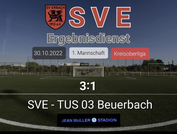 Ergebnis 1._SVE – Beuerbach 3-1