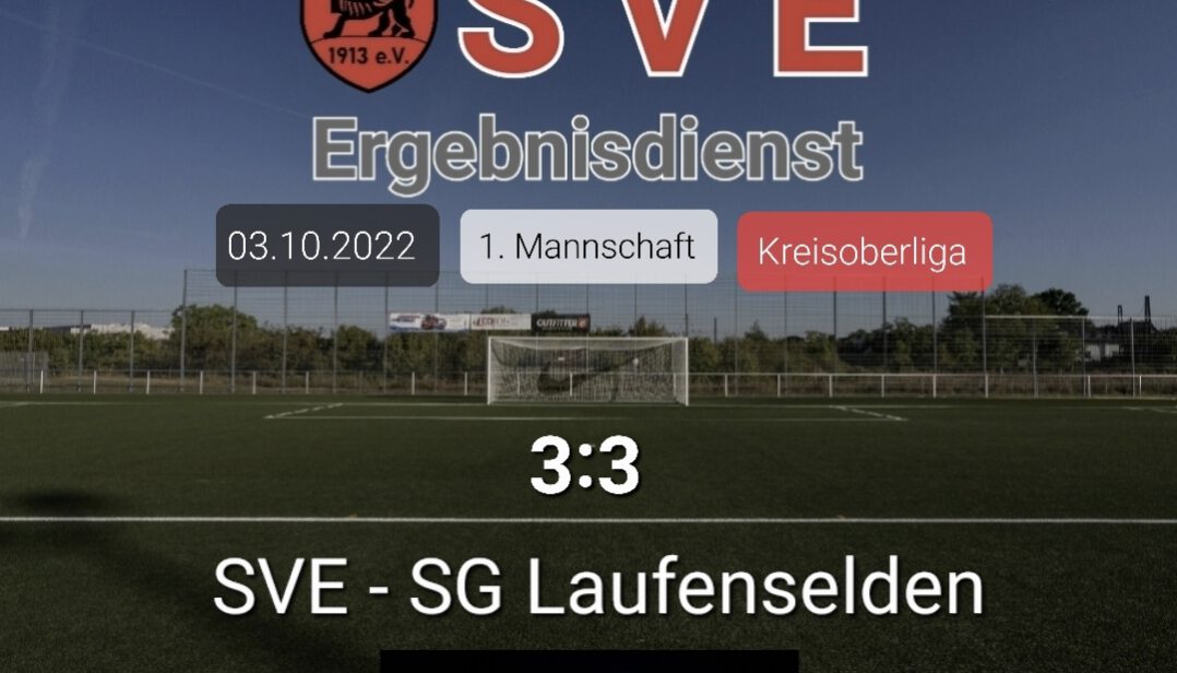 Ergebnis 1._SVE – Laufenselden 3-3