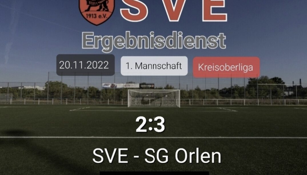 Ergebnis 1._SVE-Orlen 2-3