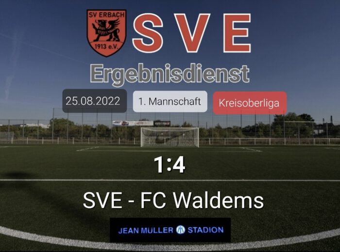 Ergebnis 1._SVE – Waldems 1-4
