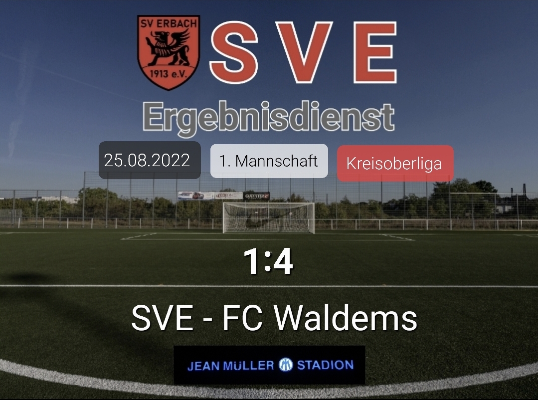 Ergebnis 1._SVE – Waldems 1-4