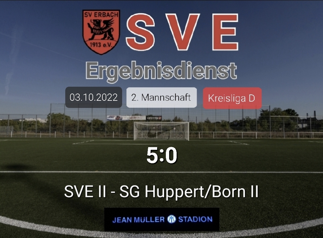 Ergebnis 2._Erbach – HuppertBorn 5-0