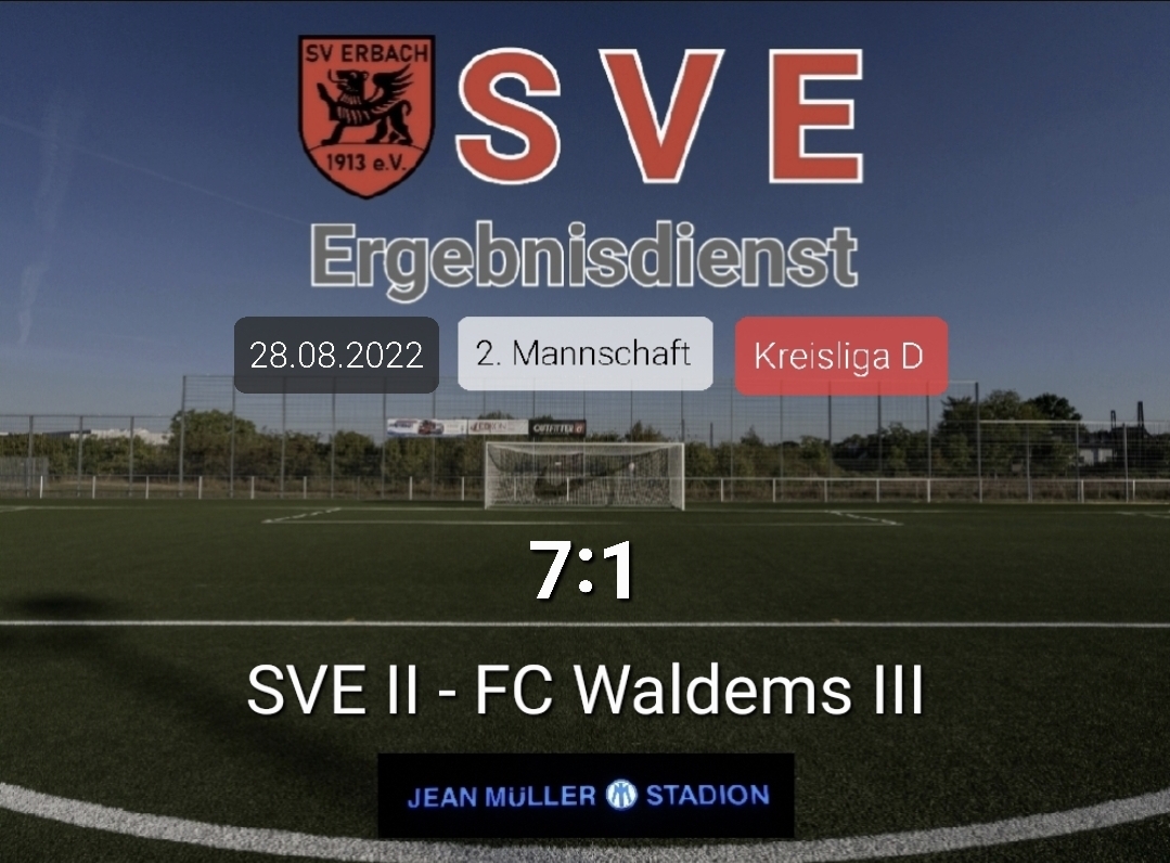 Ergebnis 2._Erbach – Waldems 7-1