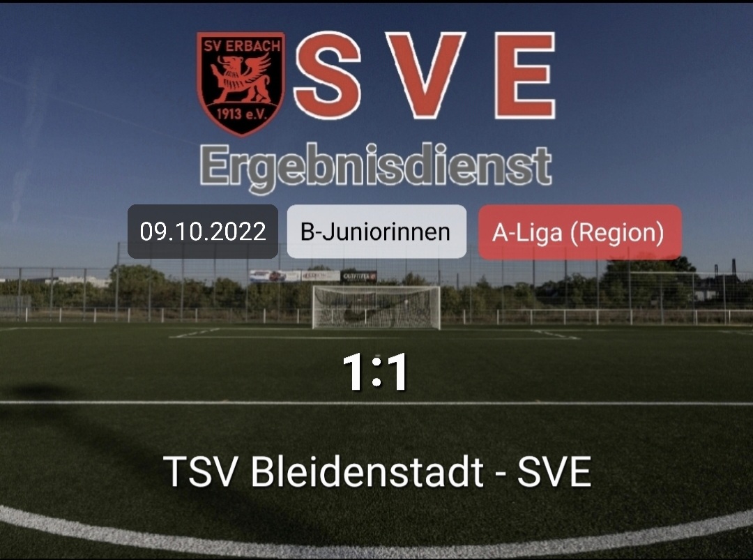 Ergebnis Bw_Bleidenstadt – Erbach 1-1