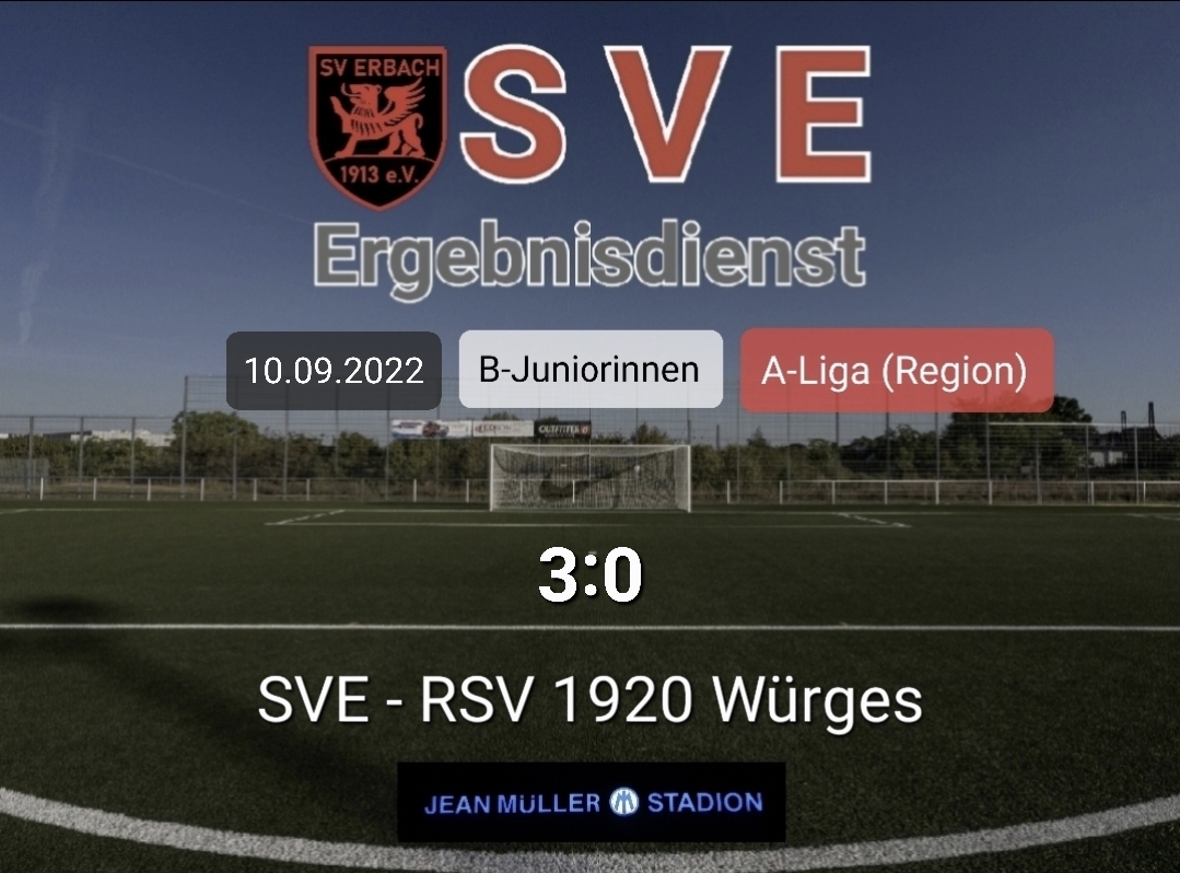 Ergebnis Bw_Erbach – Würges 3-0
