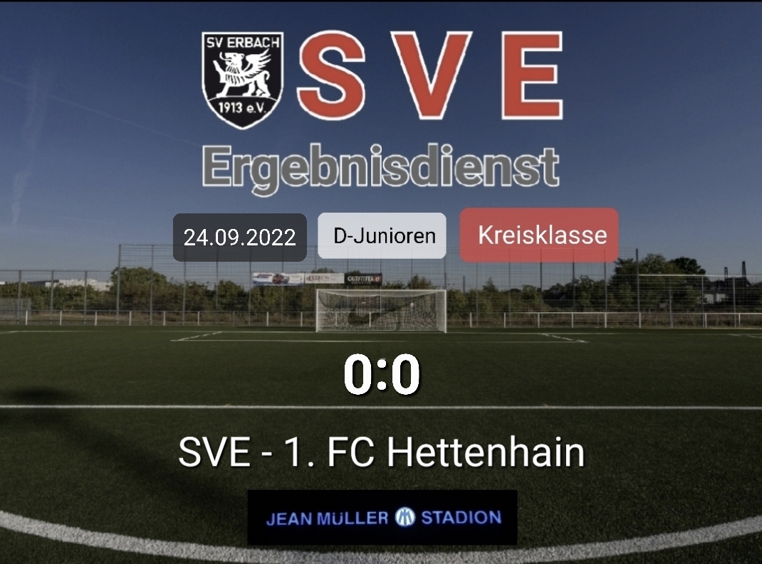 Ergebnis D_Erbach – 1. FC Hettenhain 0-0