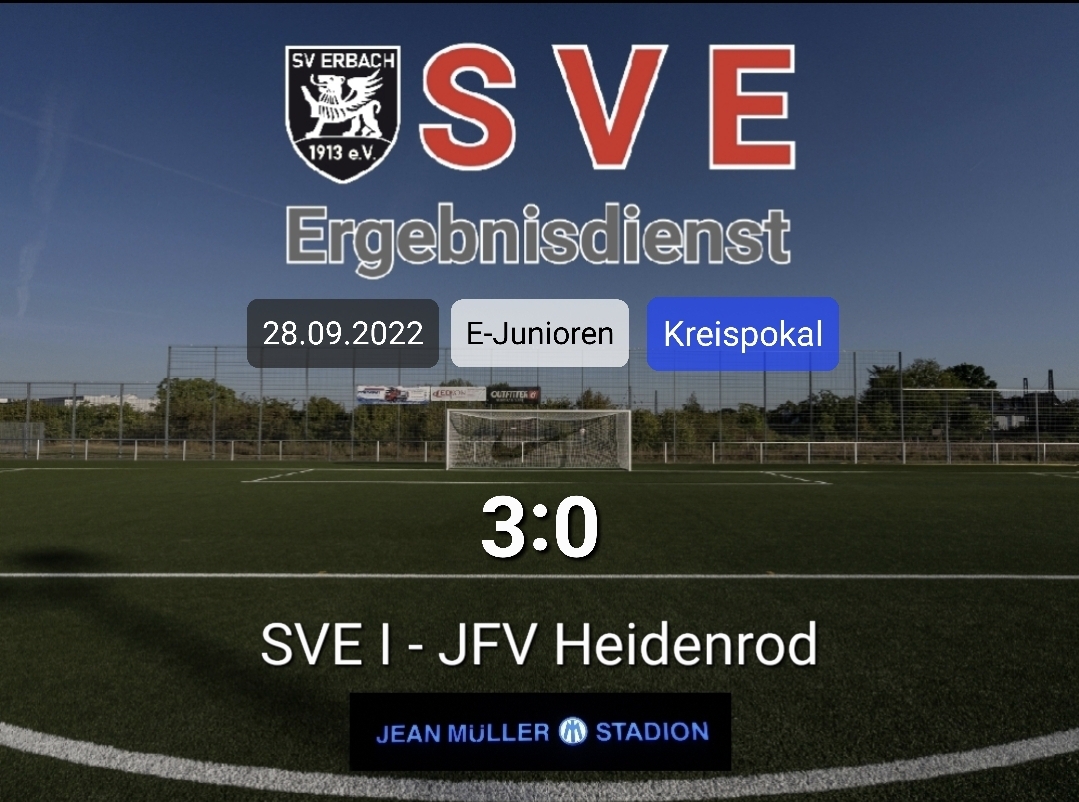 Ergebnis E1_Erbach – JFV Heidenrod 3-0