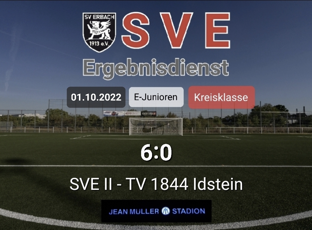 Ergebnis E2_Erbach – TV 1844 Idstein 6-0