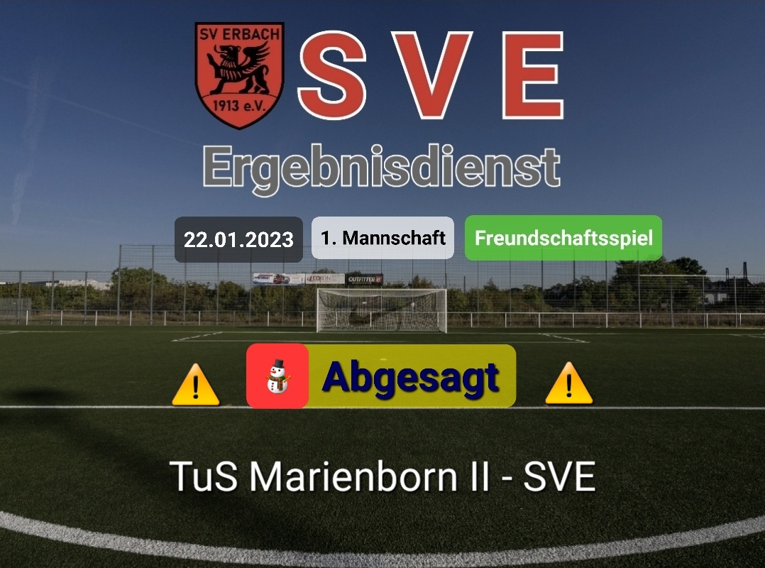 Ergebnis 1._TuS Marienborn II – SVE – abgesagt