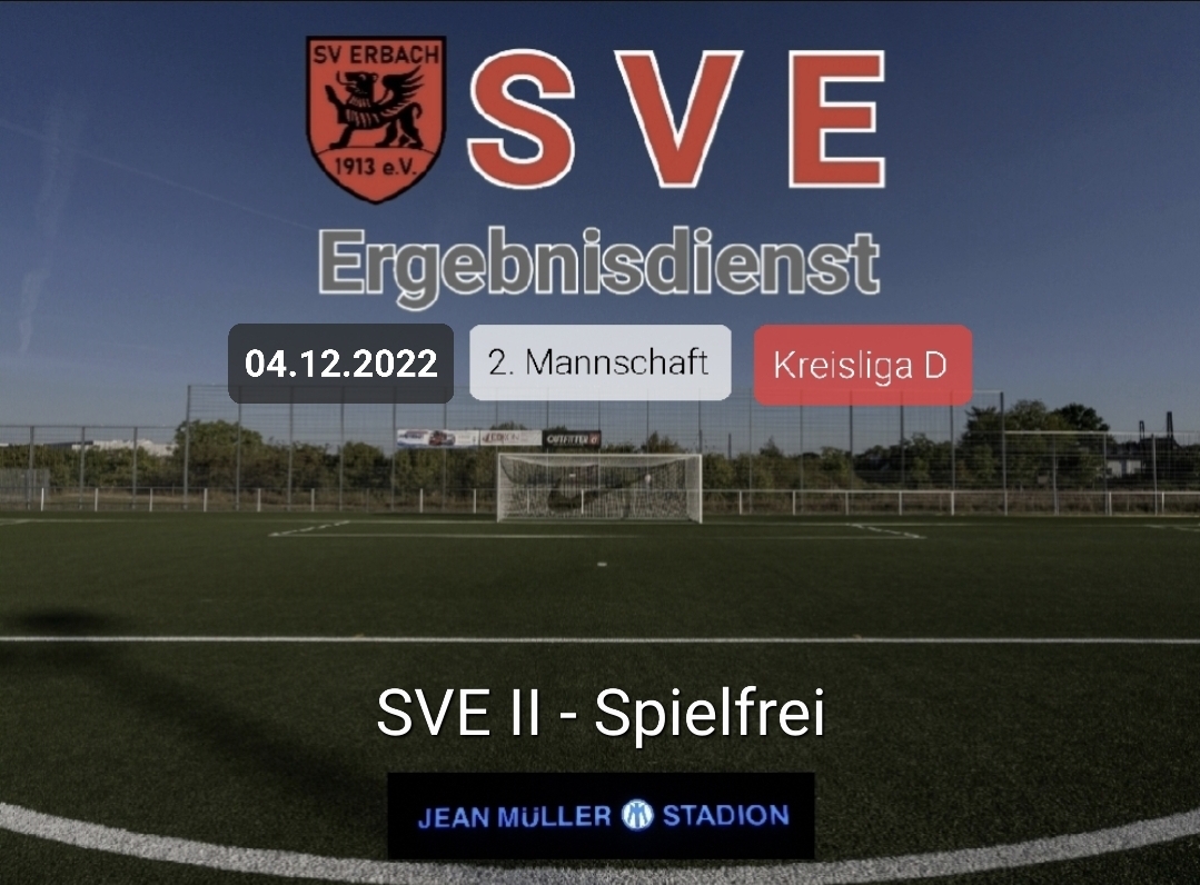 Ergebnis 2._SVE 04.12.2022 spielfrei