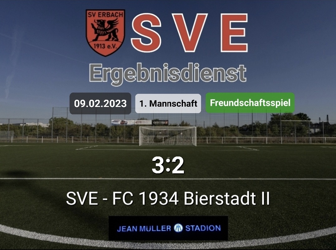 Ergebnis 1._SVE – FC 1934 Bierstadt II 3-2