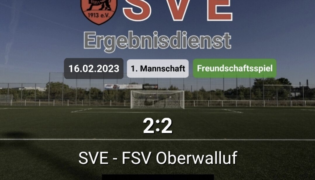 Ergebnis 1._SVE – FSV Oberwalluf 2-2