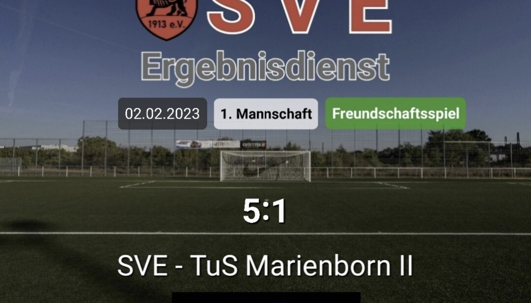 Ergebnis 1._SVE – TuS Marienborn II 5-1