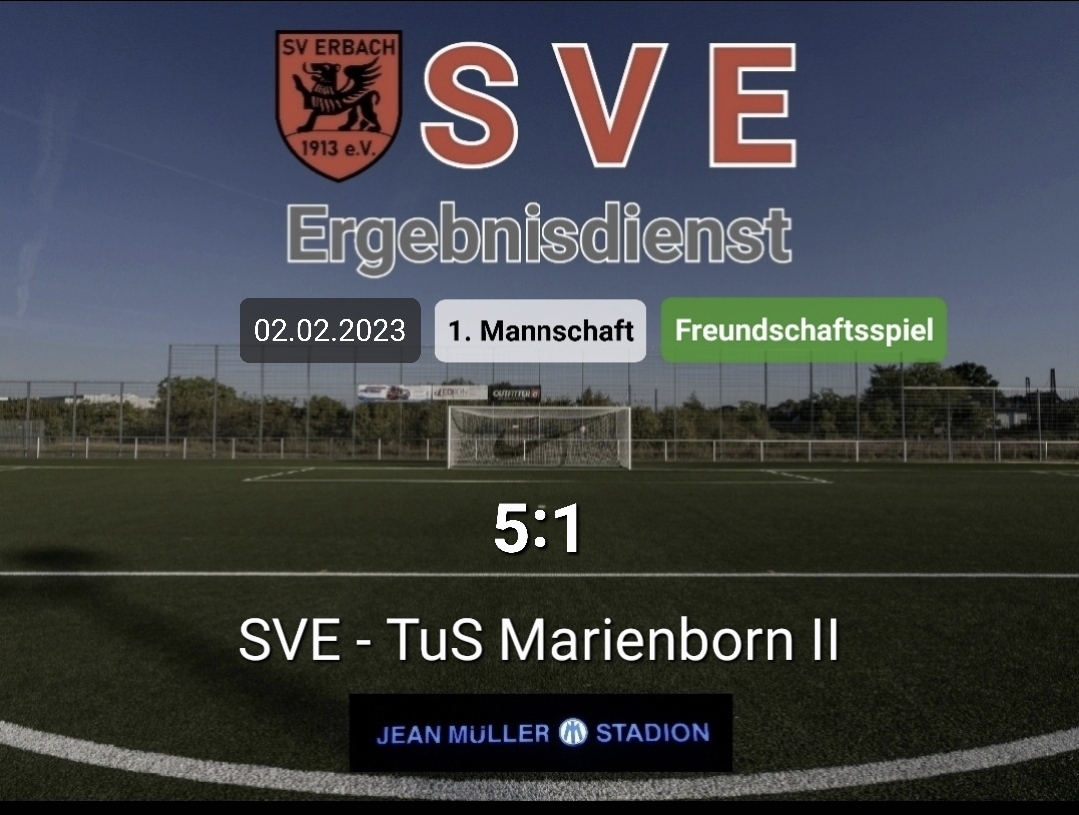 Ergebnis 1._SVE – TuS Marienborn II 5-1