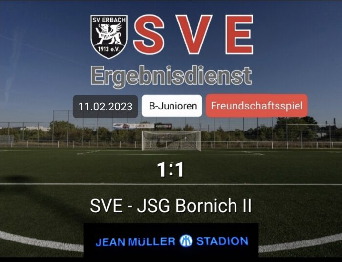 Ergebnis B_Erbach – JSG Bornich II 1-1
