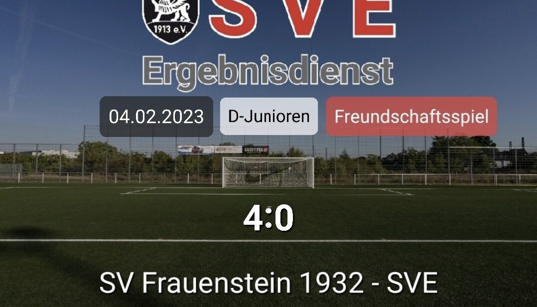 Ergebnis D_SV Frauenstein 1932 – Erbach 4-0
