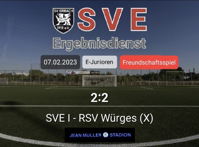 Ergebnis E1_Erbach – RSV Würges 2-2