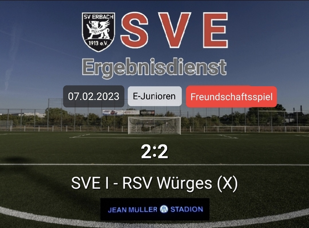 Ergebnis E1_Erbach – RSV Würges 2-2