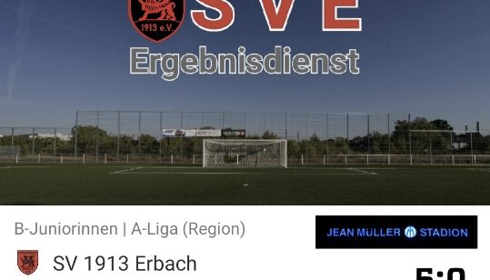 Ergebnis Bw_Erbach – 1. FFC Geisenheim 5-0