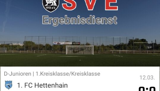 Ergebnis D_1. FC Hettenhain – Erbach 0-0