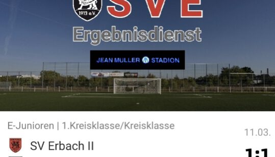 Ergebnis E2_Erbach – VFR Germania Rüdesheim 1-1