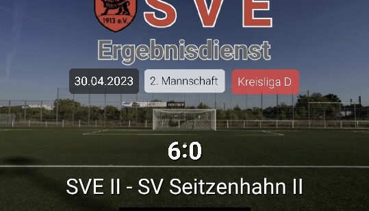Ergebnis 2._Erbach – SV Seitzenhahn II 6-0