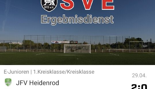 Ergebnis E2_JFV Heidenrod – Erbach 2-0