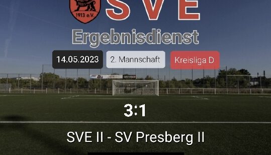 Ergebnis 2._Erbach – SV Presberg II 3-1