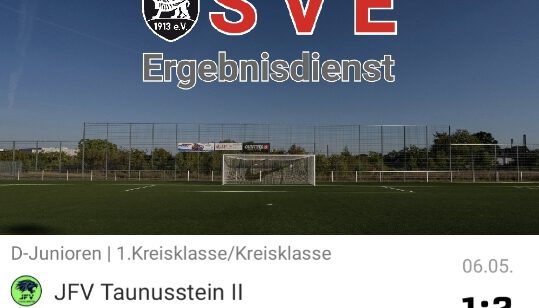 Ergebnis D_JFV Taunusstein II – Erbach 1-2