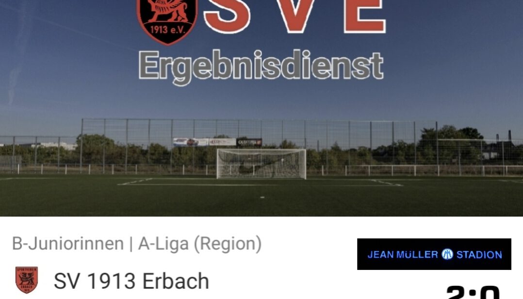 Ergebnis Bw_Erbach – SV 1919 Johannisberg 2-0