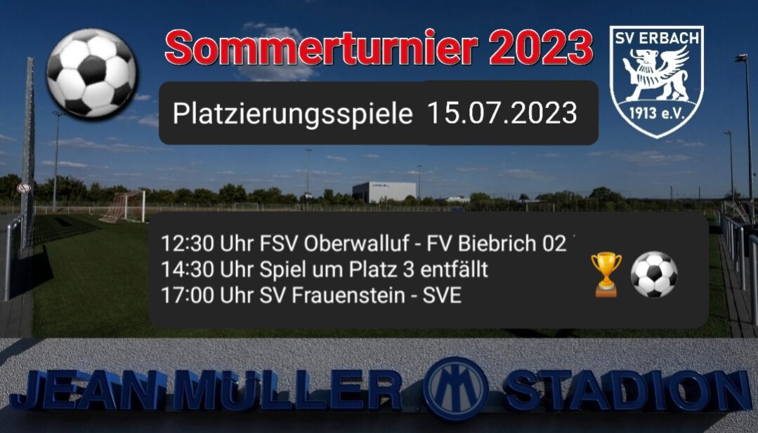Sommerturnier 2023 – Platzierungsspiele
