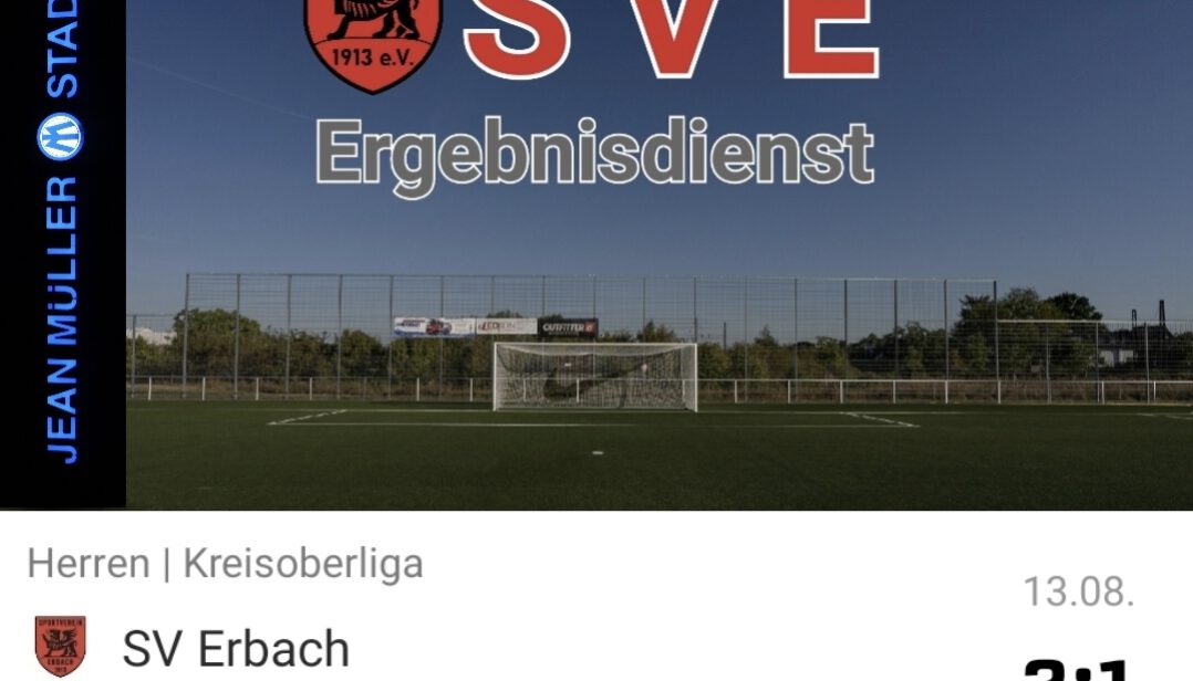 2023-08-13 Ergebnis SVE – 1. FC Kiedrich