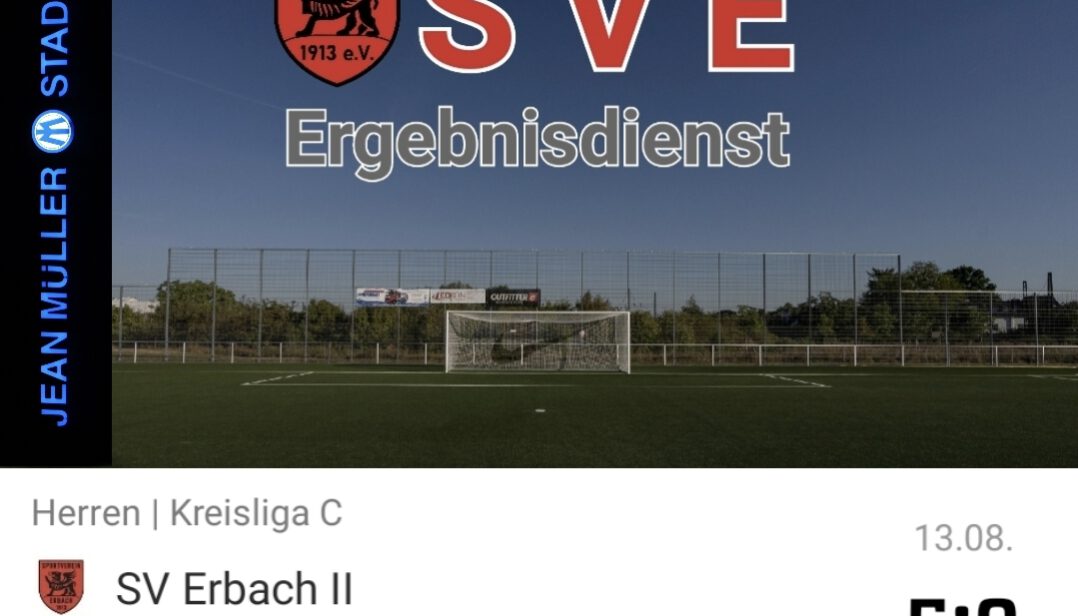 2023-08-13 Ergebnis SVE II – 1. FC Kiedrich II
