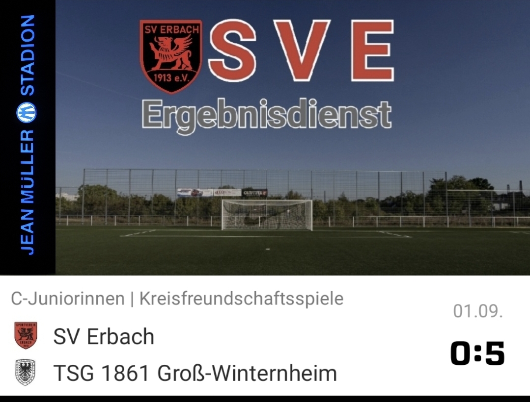 2023-09-01 SVE(Cw) – TSG 1861 Groß-Winternheim