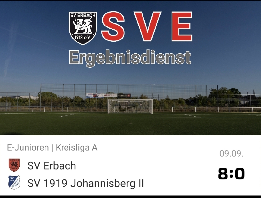 2023-09-09 Ergebnis SVE (E1) – SV 1919 Johannisberg II