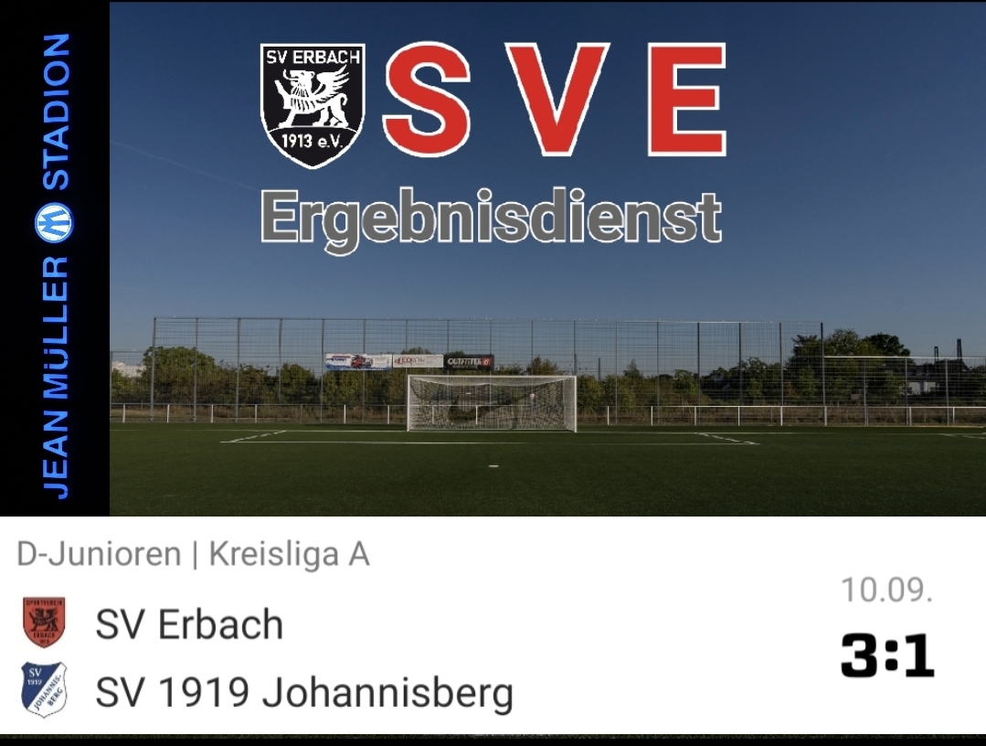 2023-09-10 Ergebnis SVE (D1) – SV 1919 Johannisberg