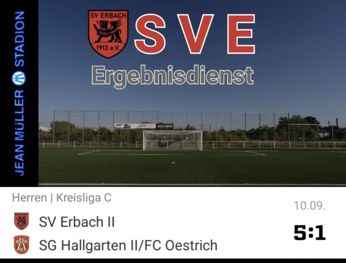 2023-09-10 Ergebnis SVE II – SG Hallgarten II_FC Oestrich
