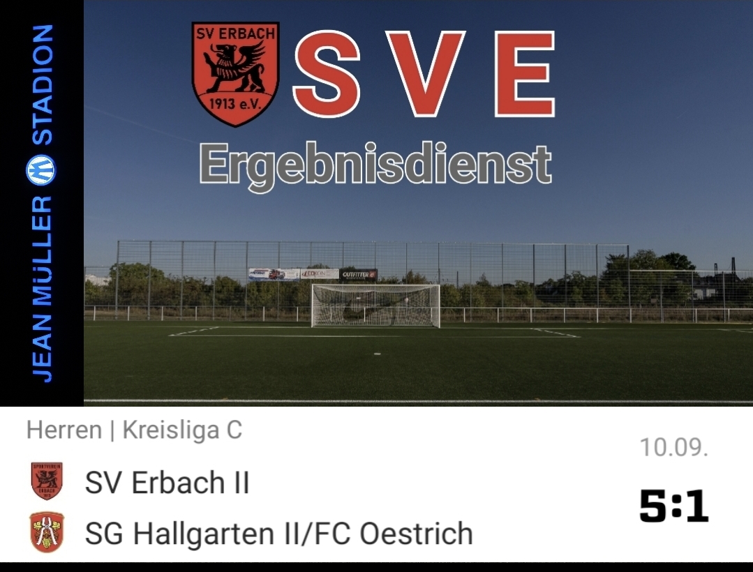 2023-09-10 Ergebnis SVE II – SG Hallgarten II_FC Oestrich