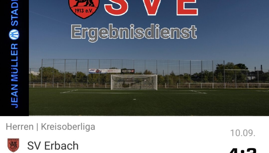 2023-09-10 Ergebnis SVE – SG Hohenstein