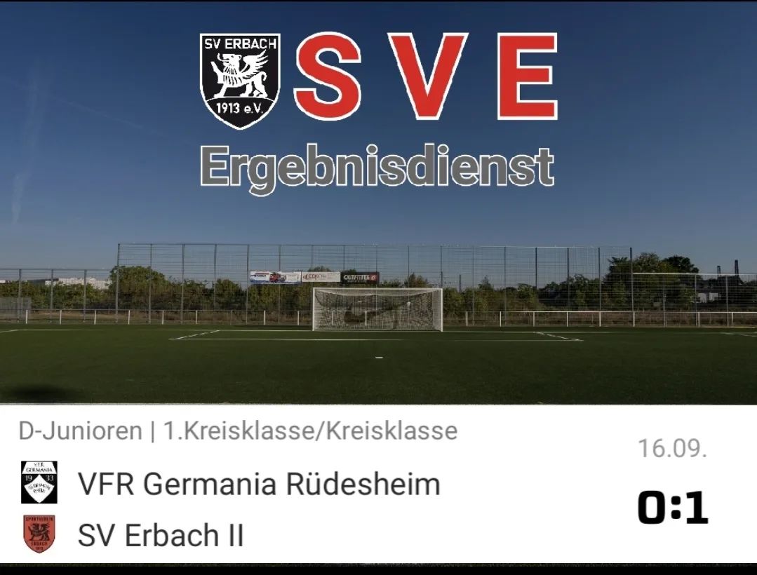 2023-09-16 Ergebnis VFR Germania Rüdesheim – SVE (D2)