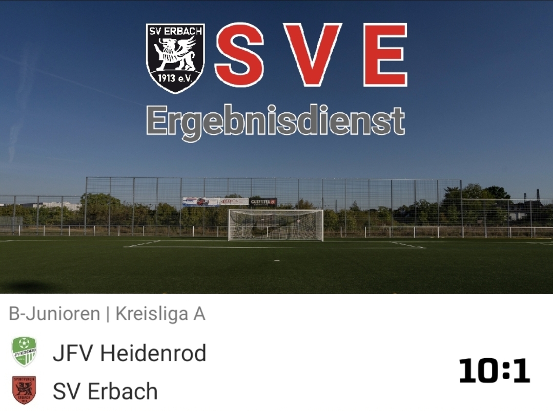 2023-09-22 Ergebnis JFV Heidenrod – SVE (B)