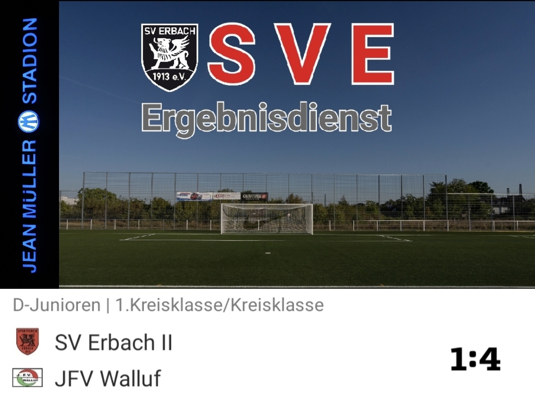 2023-09-23 Ergebnis SVE (D2) – JFV Walluf