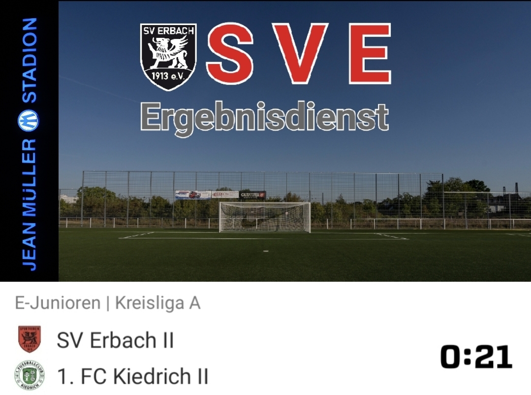 2023-09-23 Ergebnis SVE (E2) – 1. FC Kiedrich