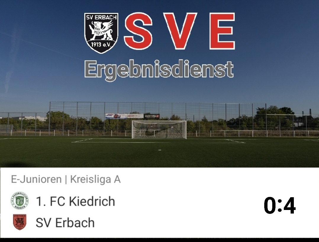 2023-09-30 Ergebnis 1. FC Kiedrich – SVE (E1)
