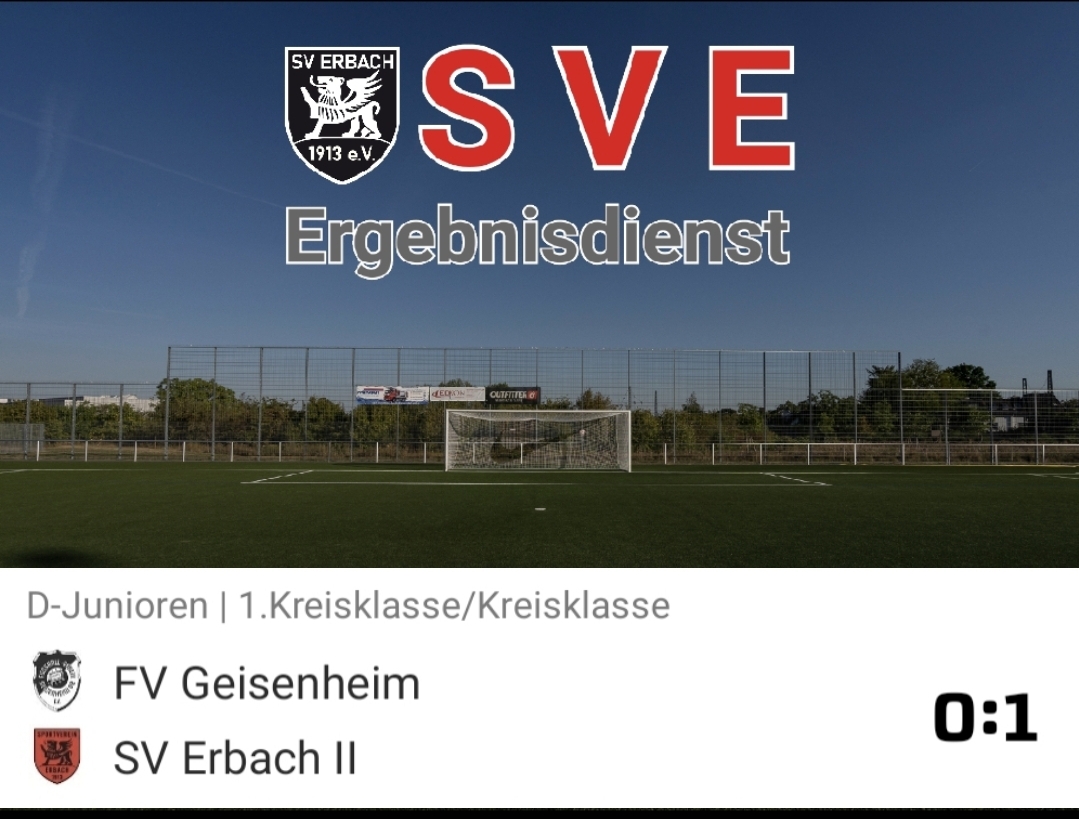 2023-10-01 Ergebnis FV Geisenheim – SVE (D2)